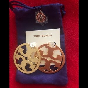 Tory Burch Miller Hoop Earrings
